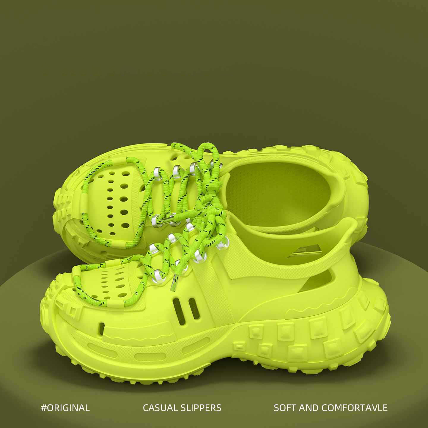 Aquatic Sports Shoes - Men's & Women's 5cm Platform Sandals