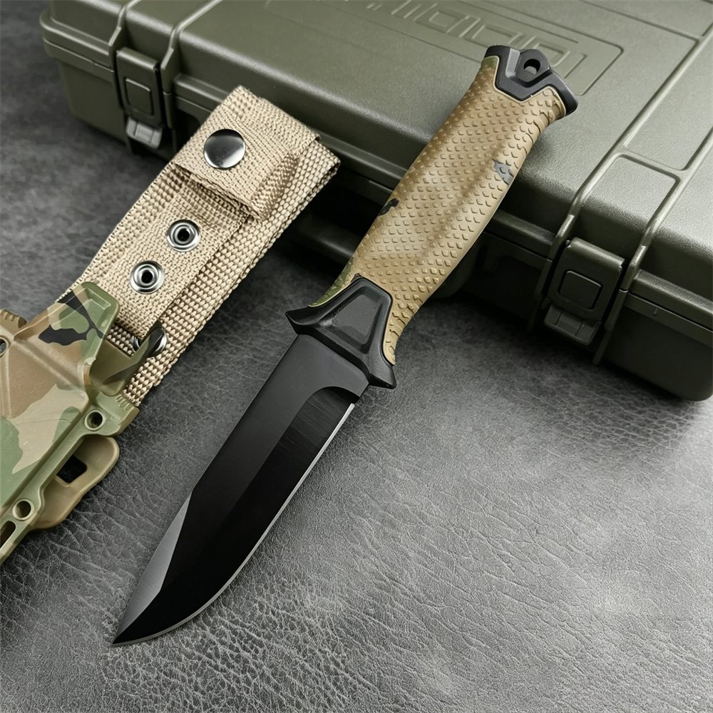 Dive Knife Titanium - Full Tang Fixed Blade Knives 8Cr13Mov