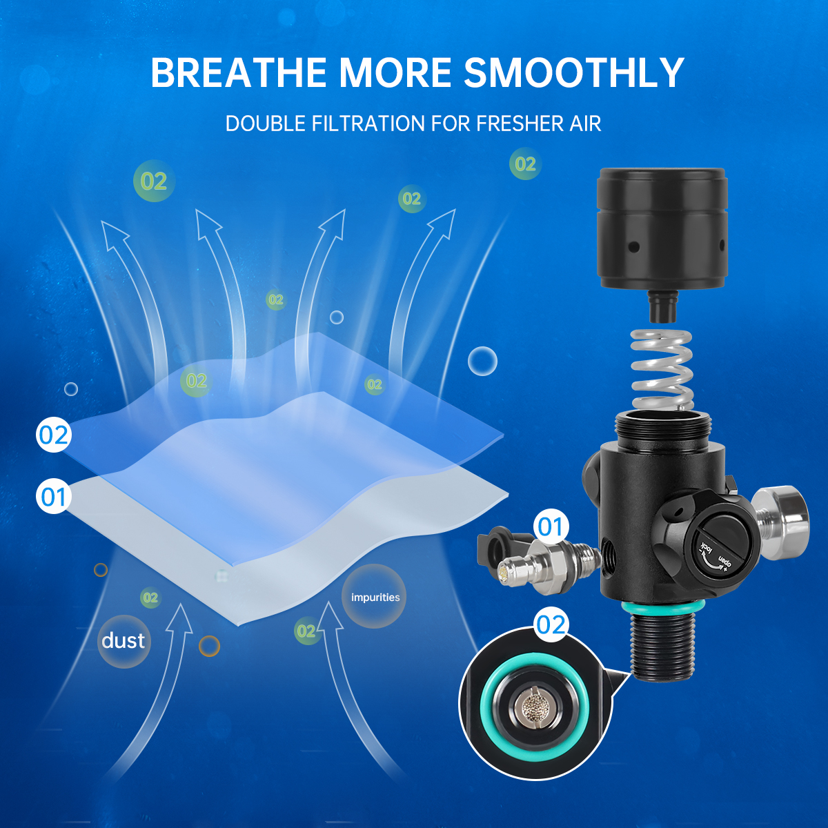 DIDEEP 4L Mini Scuba Diving Ta - Aquatic Diving recensione e prezzo