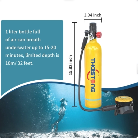 THAISTONE 1L Scuba Oxygen Tank - Aquatic Diving recensione e prezzo