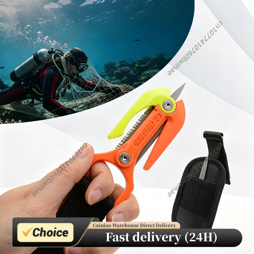 Dual-Purpose Titanium Alloy Di - Dive Knife Titanium recensione e prezzo