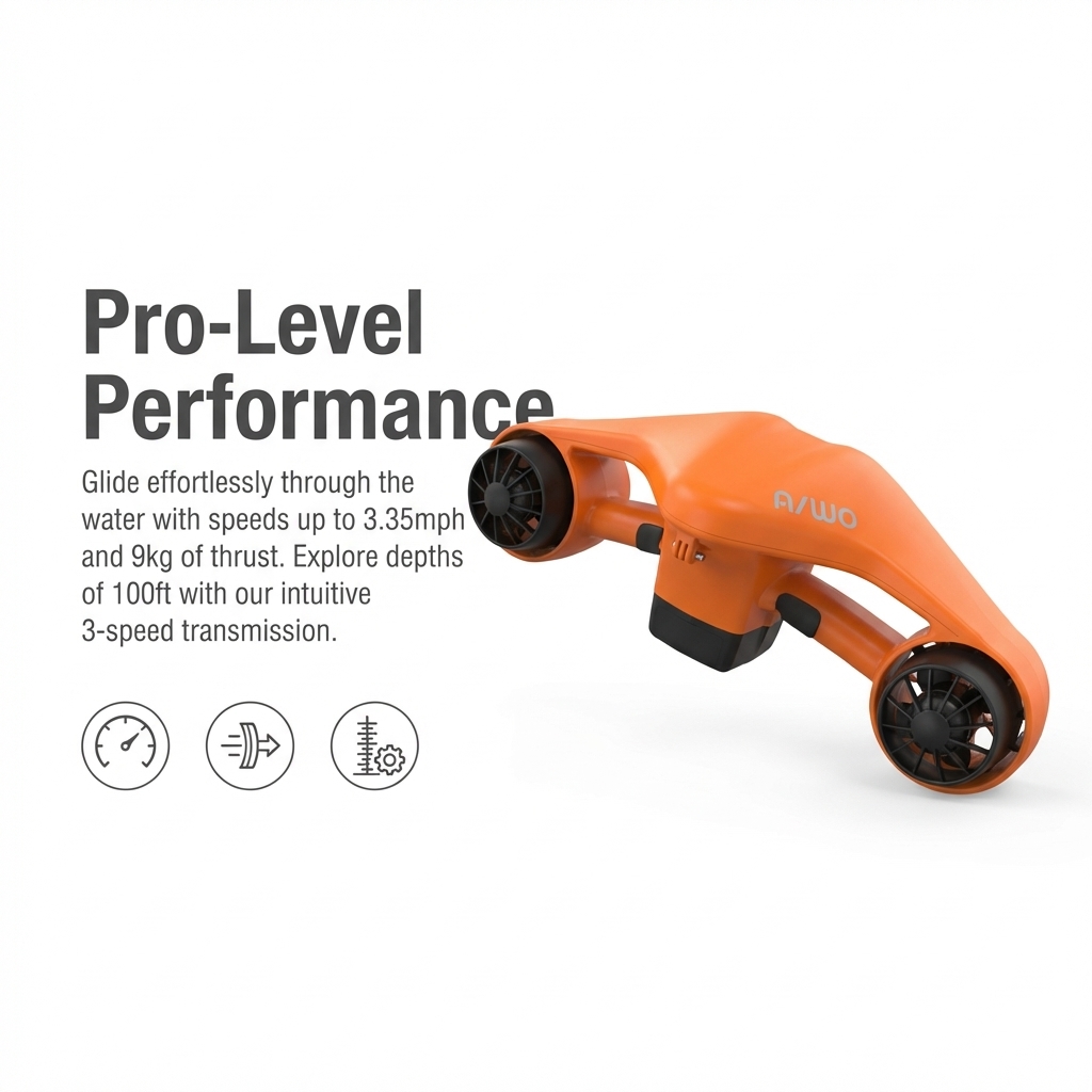 Electric Sea Scooter 30m Under - Aquatic Diving recensione e prezzo