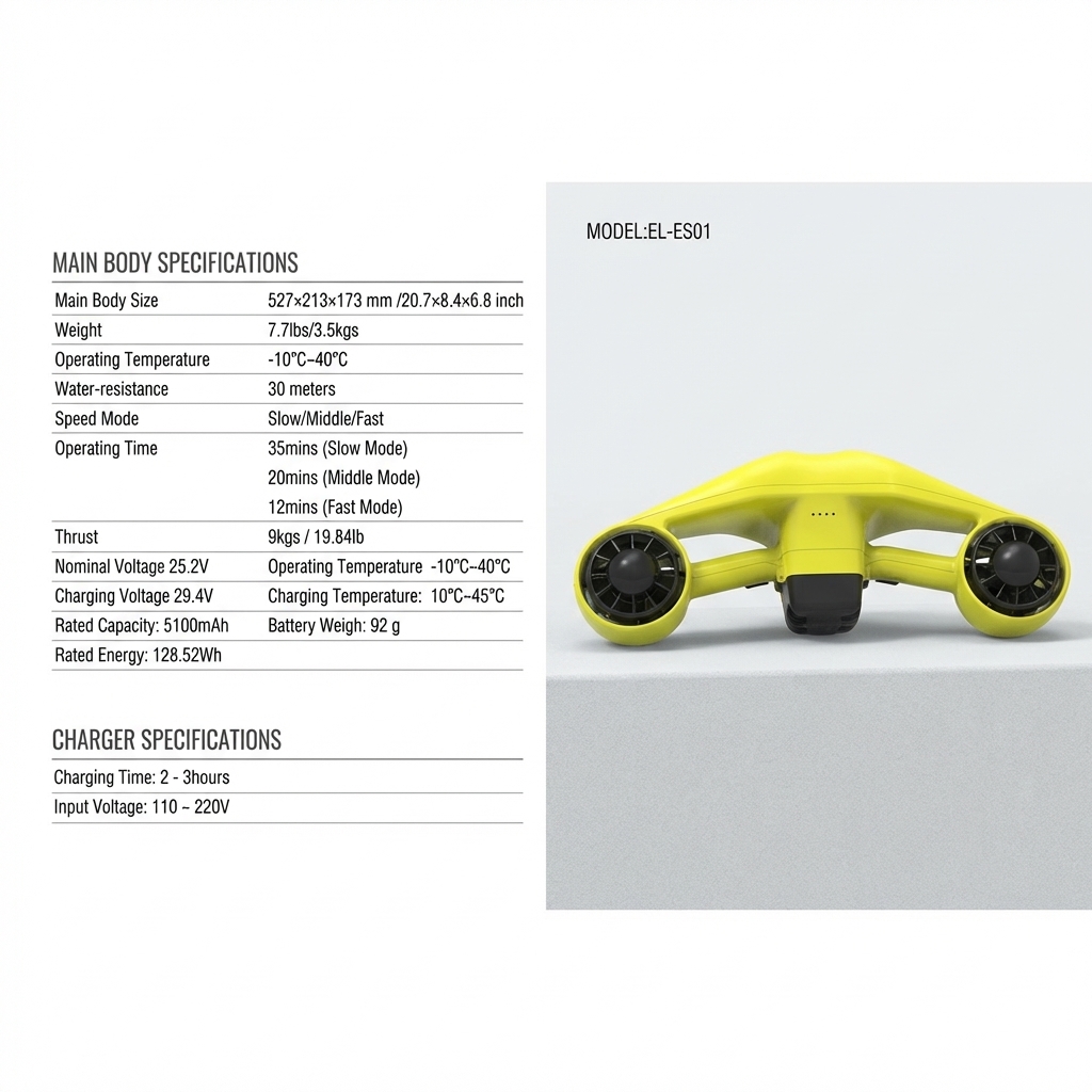 Electric Sea Scooter 30m Under - Aquatic Diving recensione e prezzo