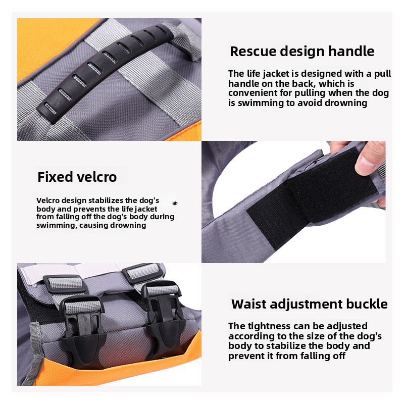 Pet Life Vest Dog Life Jacket  - Life Jacket Buoyancy recensione e prezzo