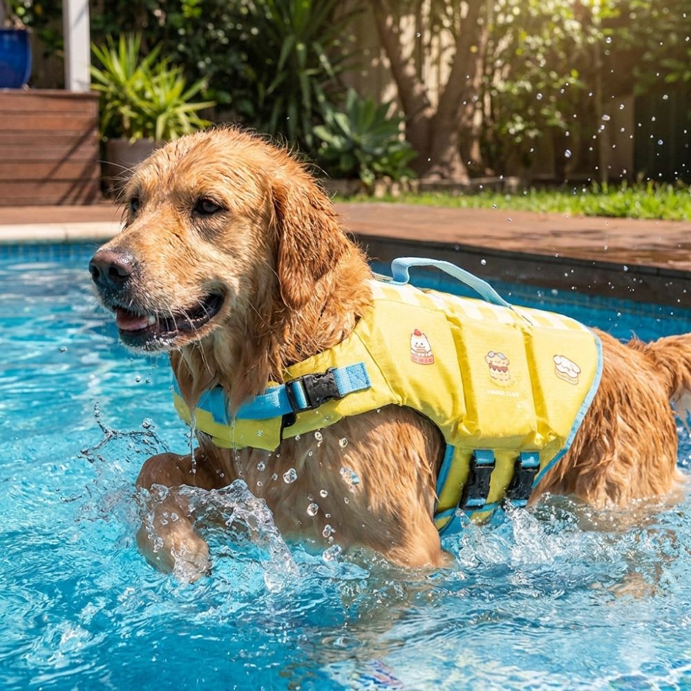Waterproof Dog Life Jacket Adj - Life Jacket Buoyancy recensione e prezzo