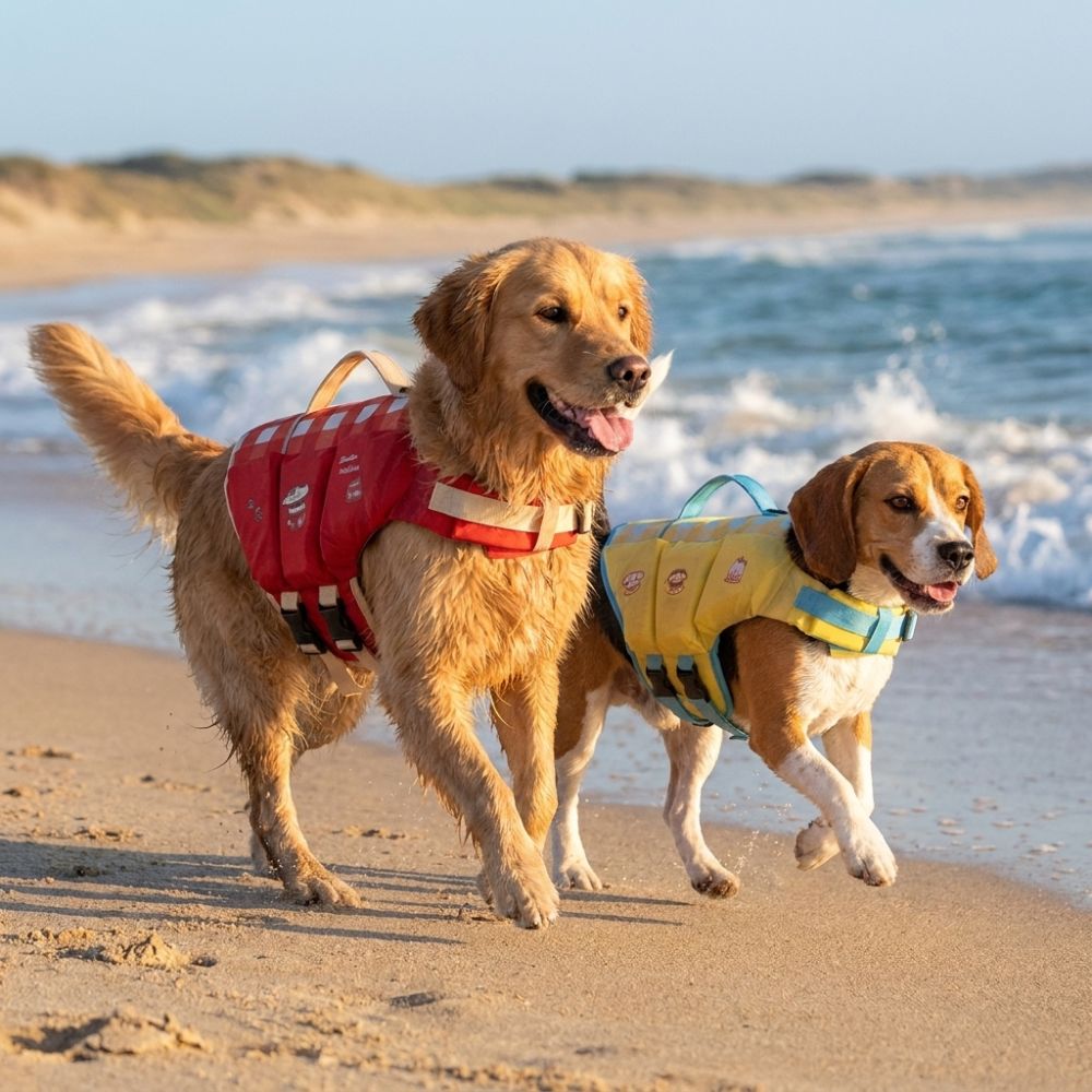Waterproof Dog Life Jacket Adj - Life Jacket Buoyancy recensione e prezzo