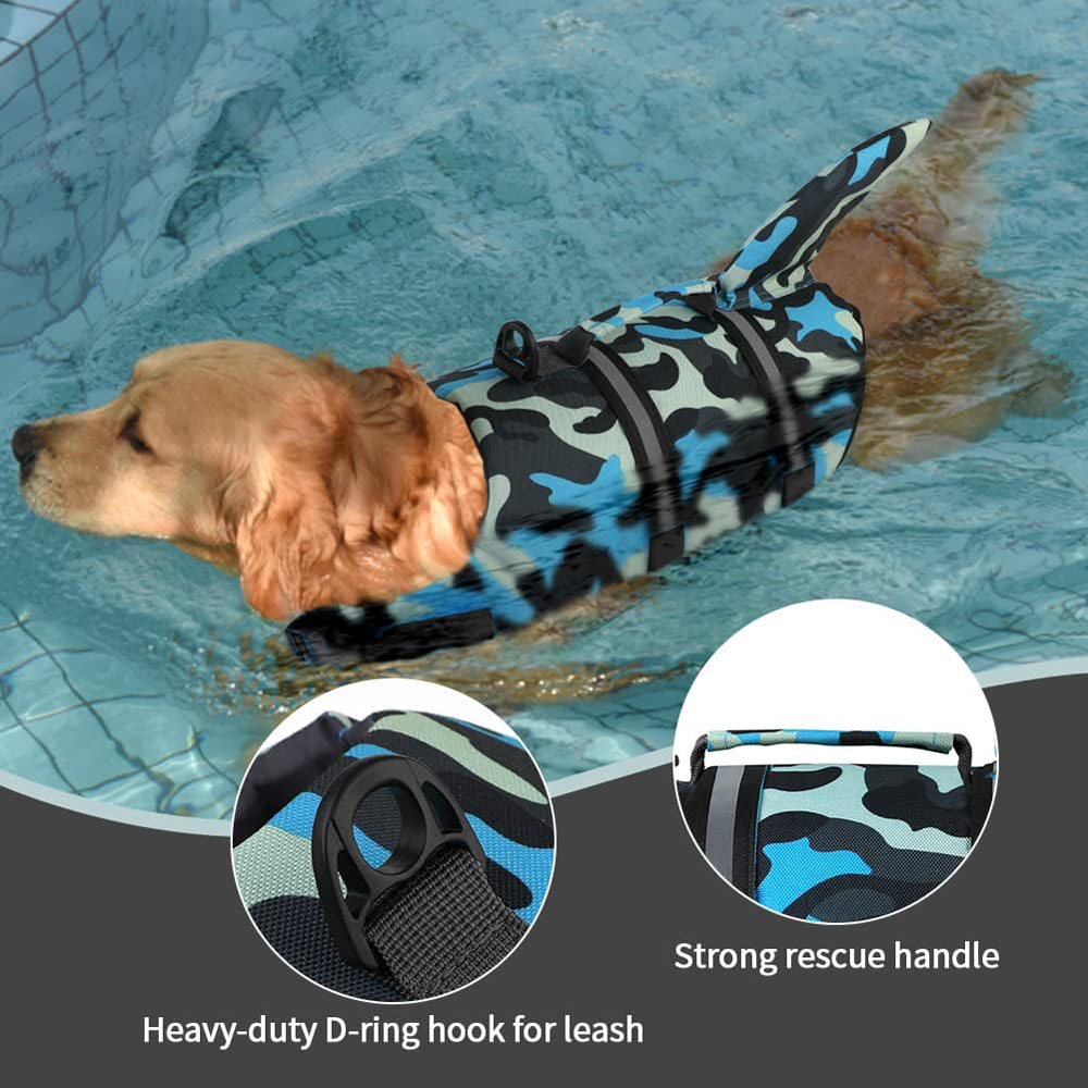Dog Life Jacket Shark Ripstop  - Life Jacket Buoyancy recensione e prezzo