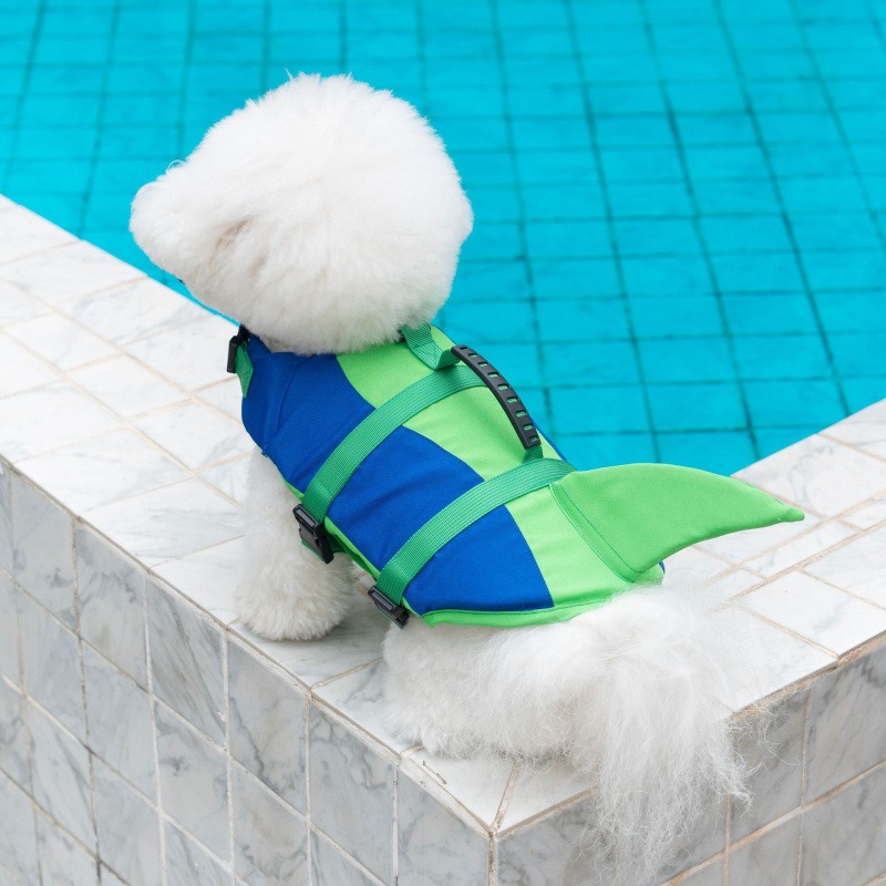 Shark Dog Life Jacket Pet Swim - Life Jacket Buoyancy recensione e prezzo