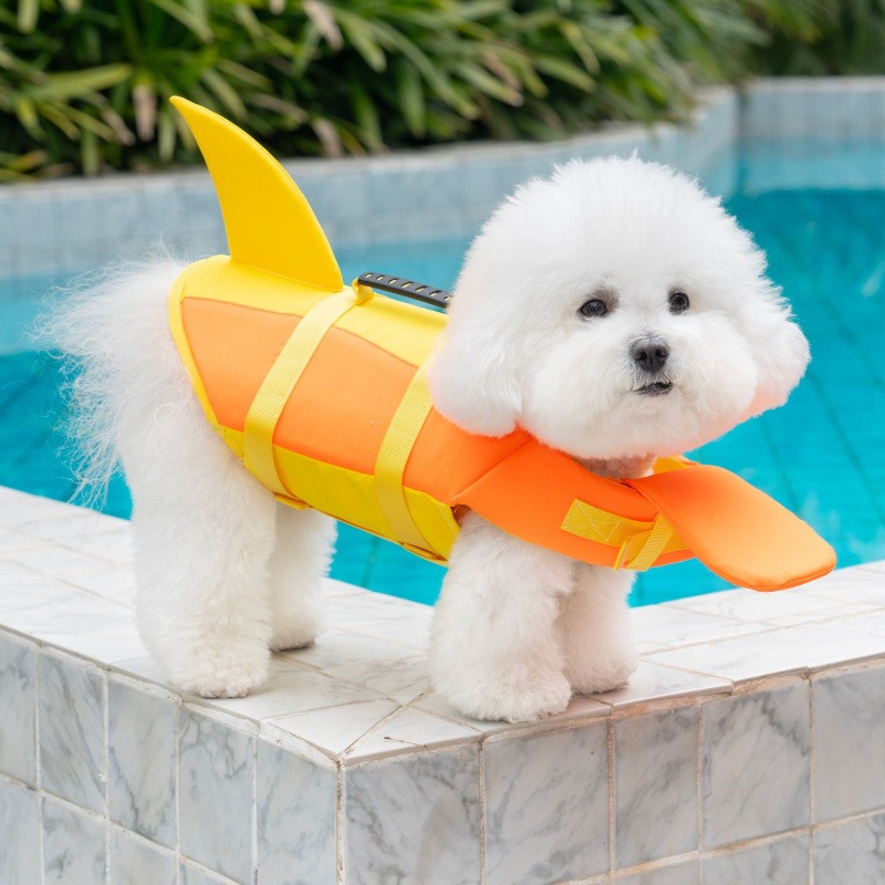 Shark Dog Life Jacket Pet Swim - Life Jacket Buoyancy recensione e prezzo