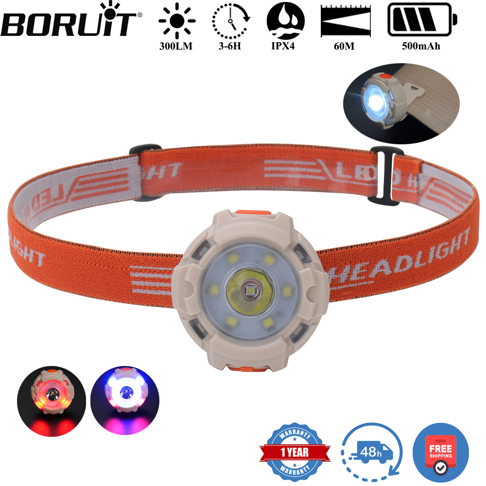 BORUiT 300LM Cap Clip LED Head - Aquatic Sports Hat recensione e prezzo